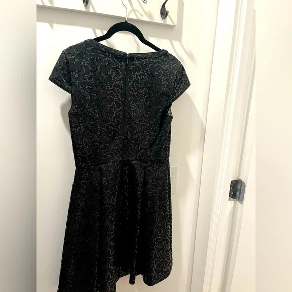 Black Sequin Calvin Klein Cocktail Dress - 6 - Picture 4 of 7